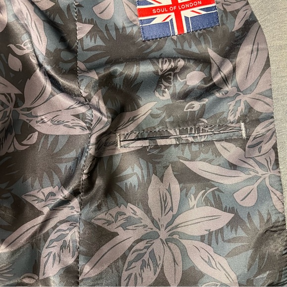 Soul of London - Men's Grey Blazer - 40R - Picture 14 of 15